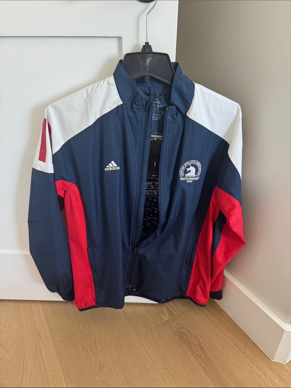 Women’s 2020 Boston Marathon jacket. Brand new with tags.